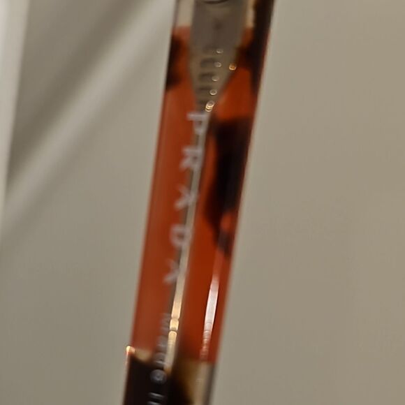 PRADA VPR 05T TKY-1O1 GREY RED HAVANA AUTHENTIC EYEGLASSES FRAMES - Picture 7 of 7